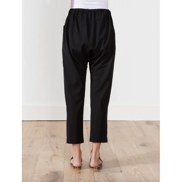 Sofie D'Hoore black wool crepe punch pant trouser 38 S M - Picture 6 of 11